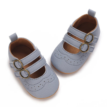 New Baby Girl Shoes Fashion Flower Flats Non-slip Newborn Toddler First Walkers Formal Sandals