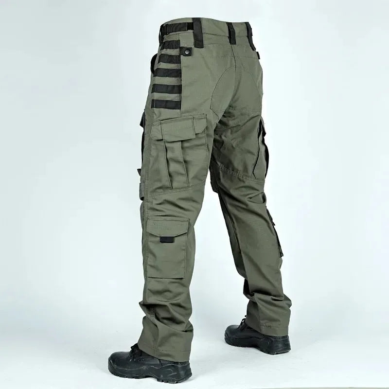 Tactical Suit Men Hunting Training Shirt Pants 2 Piece Sets Outdoor Hiking Camouflage Quick-dry Ripstop Outdoor Sport Uniform