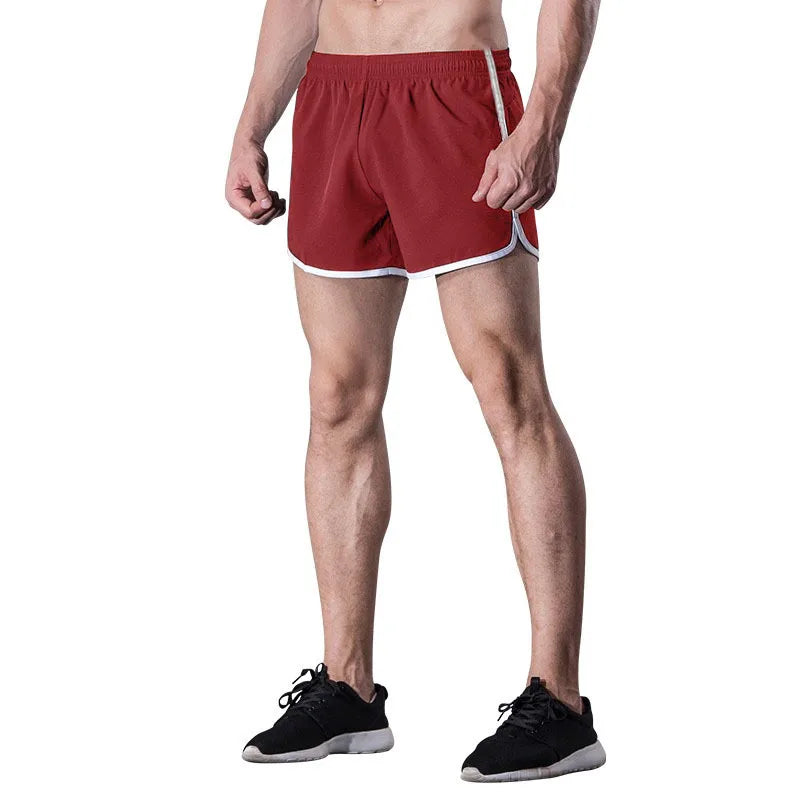 Summer Men's Swimwear Bear Printed Shorts Brand Beachwear Sexy Swim Trunks Men Swimsuit Low Waist Breathable Beach Surfing