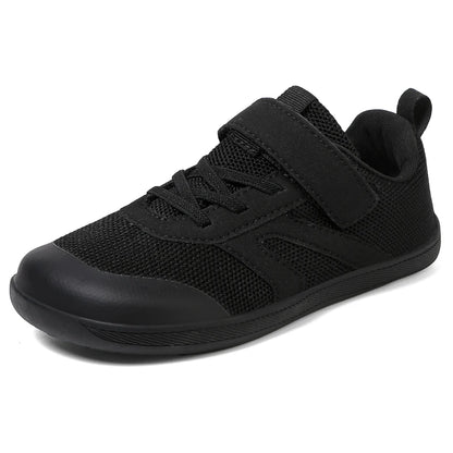 Children's Sports Shoes For Boys And Girls Simple Breathable Wide Barefoot Shoes Lightweight Non-slip Children's Walking Shoes
