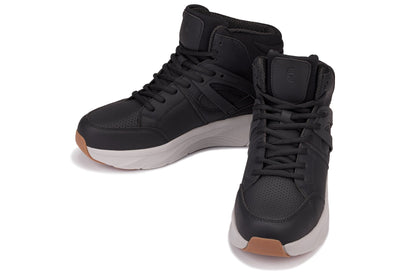 CALTO - S23411 - 3.2 Inches Taller (Black/Grey Sole) - High-Top Height-Boosting Sneaker