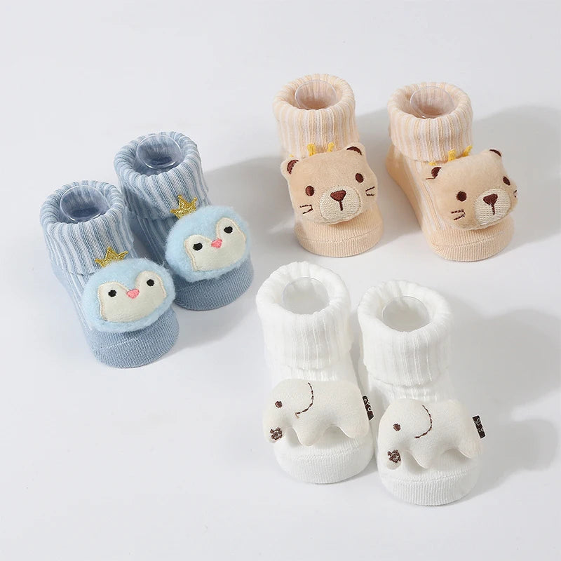 Infant Baby Socks for Girl Boy Thin Cotton Breathable Cute Baby Accessories Unisex Newborn Boneless Short Socks