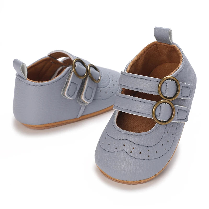 New Baby Girl Shoes Fashion Flower Flats Non-slip Newborn Toddler First Walkers Formal Sandals