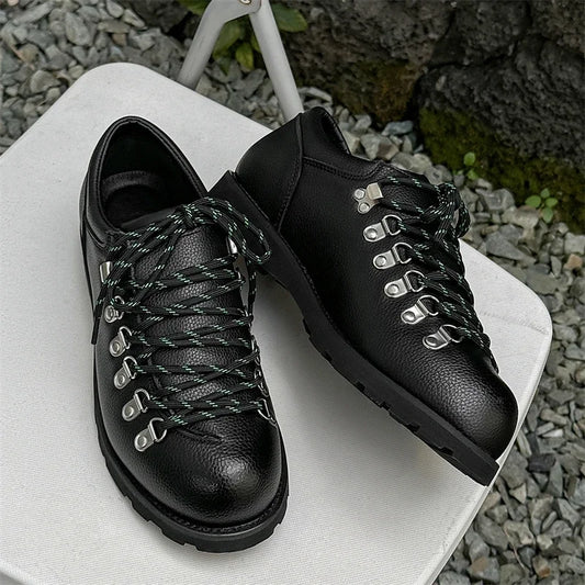 High Quality Leather Shoes for Men Fad Designer Business Party Casual Mens Shoes Trend Platform Sneakers for Mens Zapatos Hombre