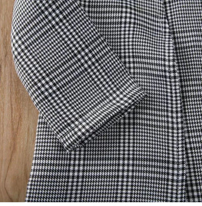 Baby Girls Clothes Sets Infant Toddler White Top T-Shirt+Grey Checkered Suit+Short 3PCS Costumes For Girls 2025 Girls Outfit Set
