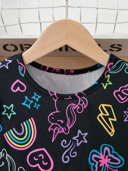 Girls' luminous dress - a magical choice for parties, nighttime wear, and photography, popular style