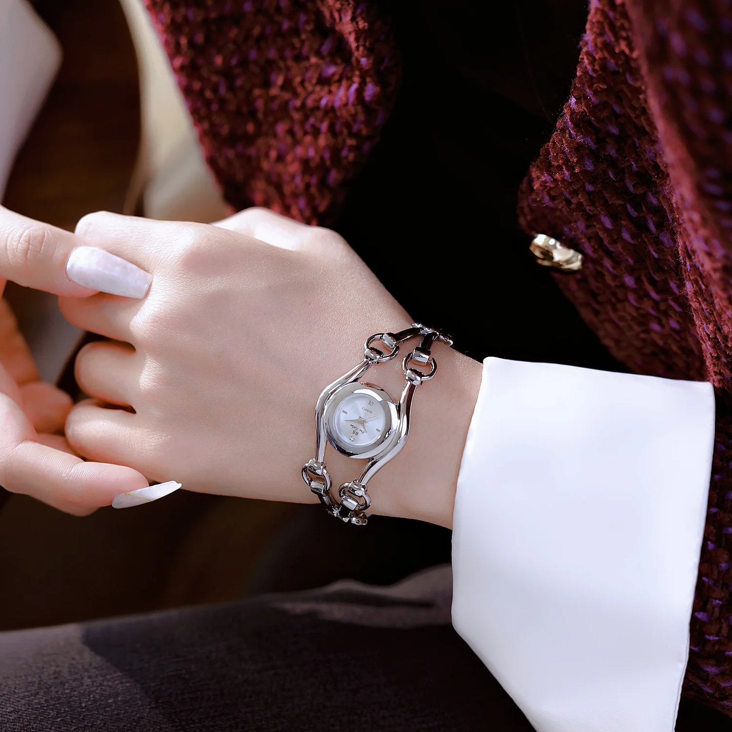 Fashion Luxury Watches For Woman 2025 New Luxury Golden Vintage Women's Wristwatches Ladies Dress Quartz Clock Relogio Feminino