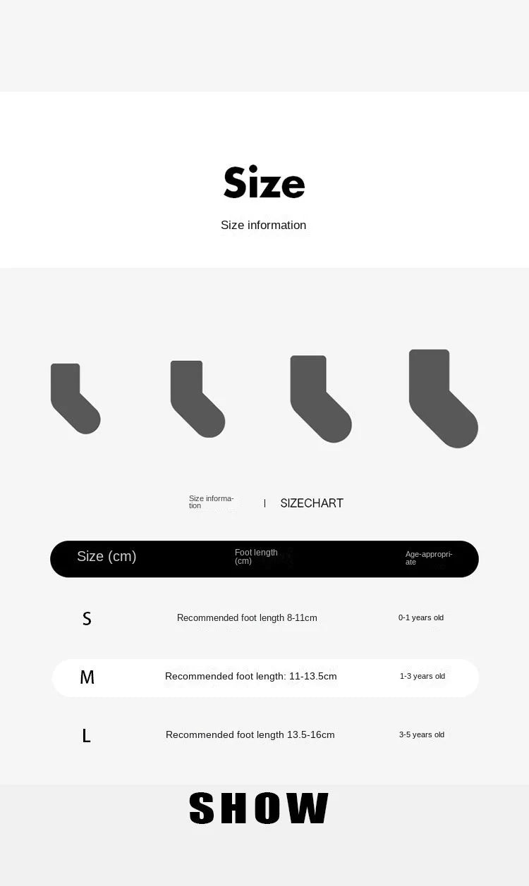 3 Pairs Baby Socks Kids Cute Newborn Boys Socks Toddler Girl Children Anti Slip Sock Cotton Infant Accessories Clothes for 0-5y
