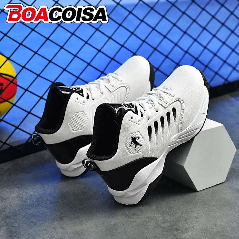 Fashion Children's Basketball Shoes for Boys Girls Sneakers Outdoor Non-slip Sports Running Kids Breathable Walking Shoes