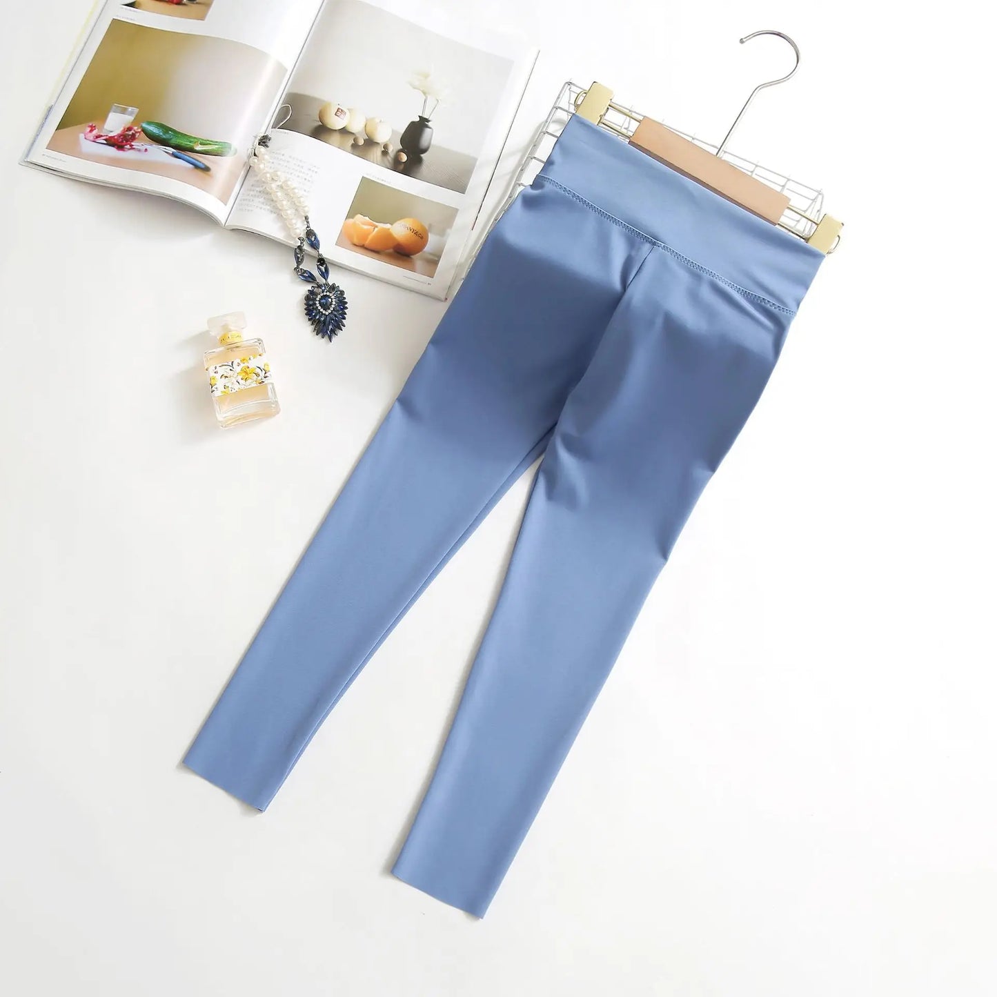 Girls High Waist  Pants Spring Summer New Style Slim Fit Leggings Casual Sports Yoga Pants For Kids