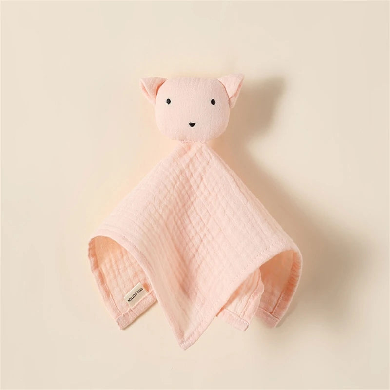 Stuffed Goose Baby Towel Cotton Baby Sleeping Cuddling Security Blanket Newborn Soothe Appease Towel Kids Face Towel Washcloth