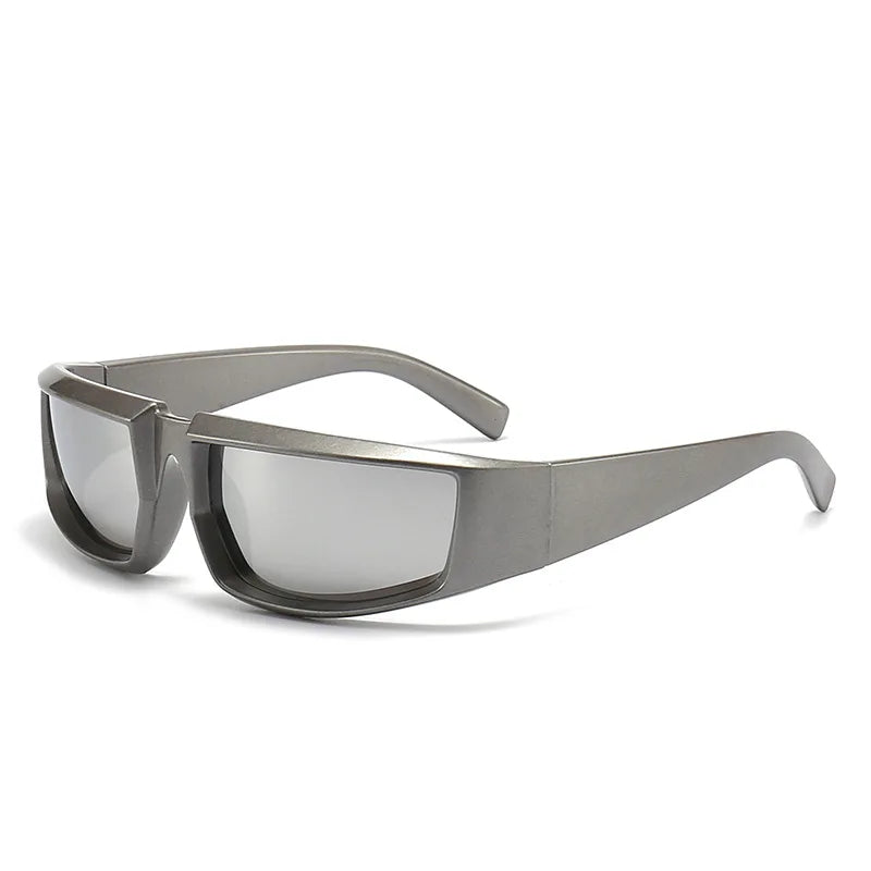 Future Science Technology Sense Sunglasses Men Women Concave Shape Sun Glasses Cool Punk Style Pair Summer Sports T206