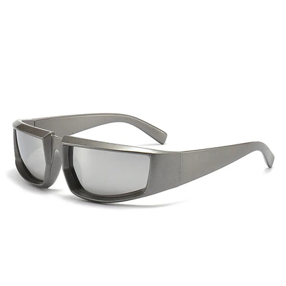 Future Science Technology Sense Sunglasses Men Women Concave Shape Sun Glasses Cool Punk Style Pair Summer Sports T206