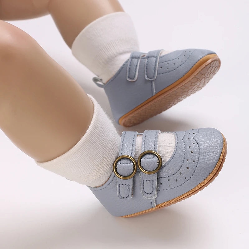 New Baby Girl Shoes Fashion Flower Flats Non-slip Newborn Toddler First Walkers Formal Sandals