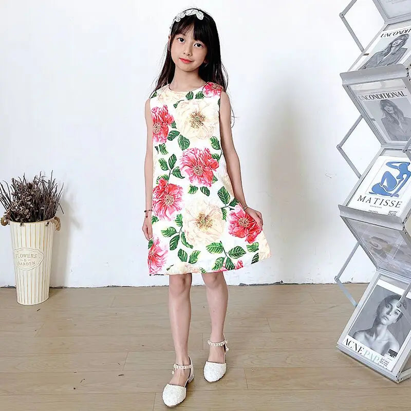 Teenage Girl Princess Dresses Summer Kids Dresses Party Robe Fille Birthday vestidos Evening Elegant Wedding Dress For Girl