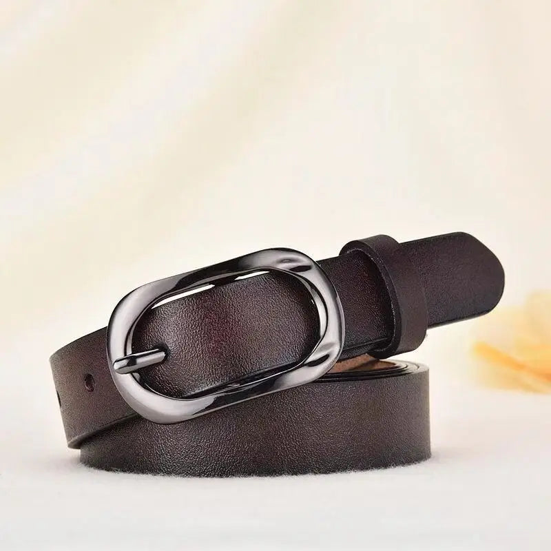 Alloy women Belts New style luxury for Genuine Leather Fashion Pin Buckle Jeans Decorative Ladies Retro Decorative