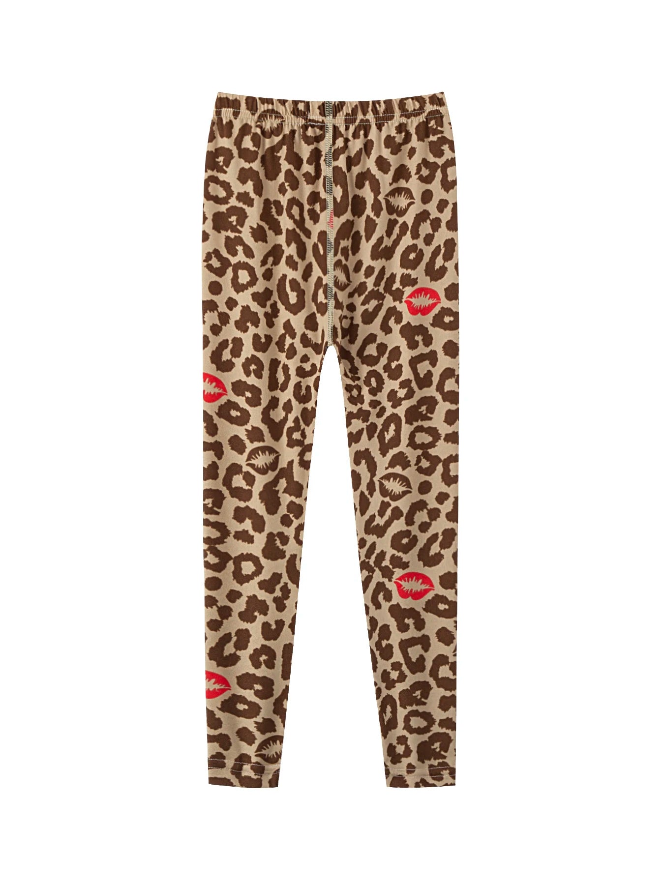 Girls four seasons thin leggings are comfortable, slim and cute. Printed pants for female students are simple and solid colors.