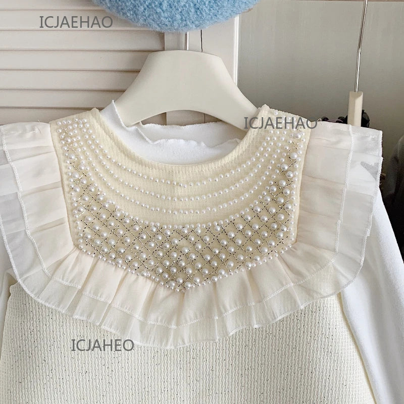 Teen Girl Clothes 2025Children Girls Sleeveless Underwear Spring Fall Outfit Dresses 2 Piece Set Costume Baby Kids Long Sleeve