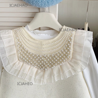 Teen Girl Clothes 2025Children Girls Sleeveless Underwear Spring Fall Outfit Dresses 2 Piece Set Costume Baby Kids Long Sleeve