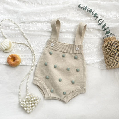 Newborn Baby Girl Clothing Set Spring Autumn Yarn Ball Cardigan Tops+romper Toddler Baby Girl Knitting Clothes Bebe Outfit Set