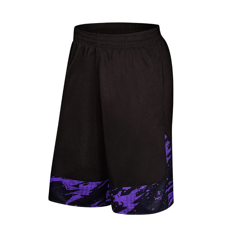 Men Boy Student Basketball Sport Gym QUICK-DRY Workout Board Shorts For Soccer Exercise Hiking Running Fitness Football Jersey 3