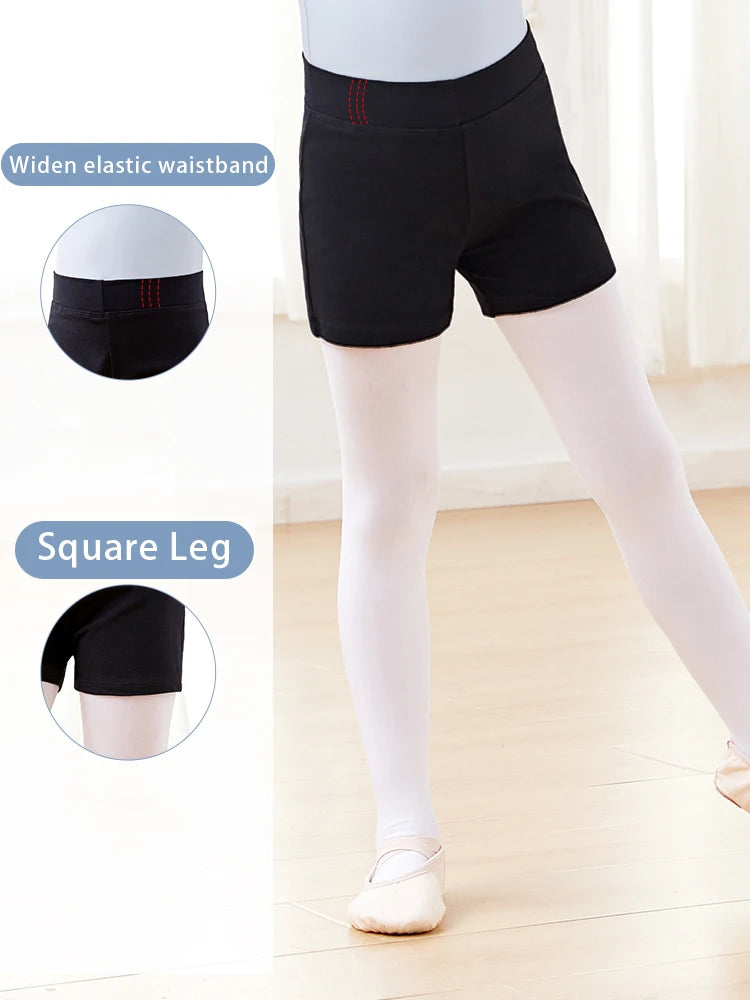 Girls Ballet Shorts Dance Booty Shorts Rhumba Yoga Summer Dancewear for Kids Children Toddler
