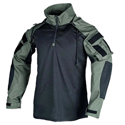 Tactical Cargo Suits T-Shirt And Cargo Pants Men Clothes Shirts Airsoft Paintball Hunting Clothes Wear Resistant Outdoor