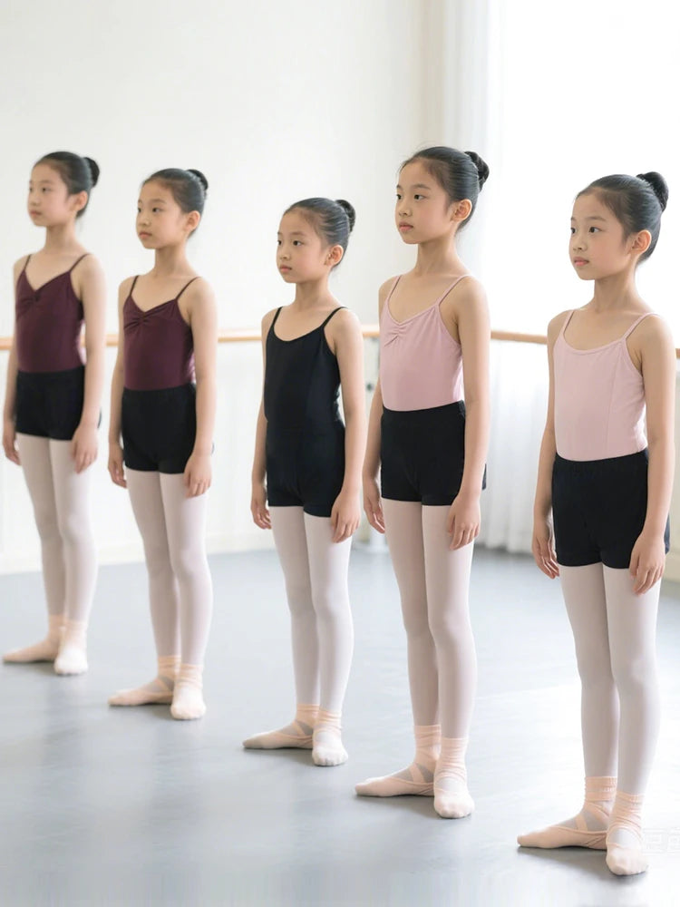Girls Ballet Shorts Dance Booty Shorts Rhumba Yoga Summer Dancewear for Kids Children Toddler