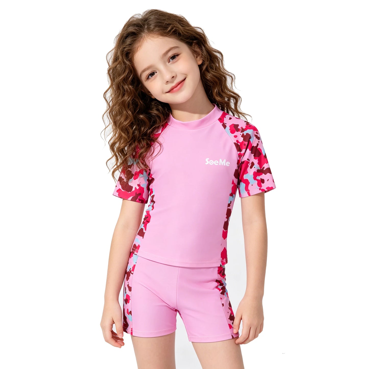 Boys Beach Swimsuits Cool Kids 2026 Toddler Swimwear Shirt and Shorts Swimming Sets Spf Blue Bathing Suit 3 4 5 6 7 8 9 10 Years