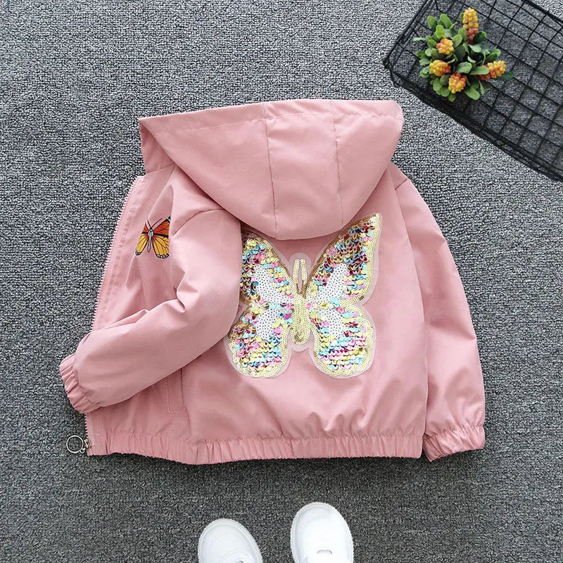 Pu Girls Teens Jackets Girl Kids Classic Collar Coats Teen Windbreaker Clothing Children's Outerwear 3-12 Years Girls Jackets