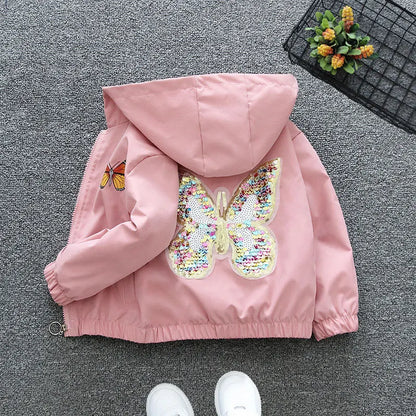 Pu Girls Teens Jackets Girl Kids Classic Collar Coats Teen Windbreaker Clothing Children's Outerwear 3-12 Years Girls Jackets