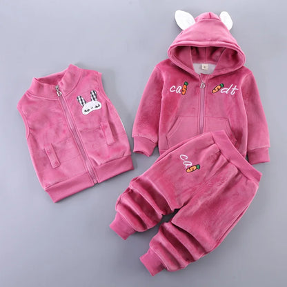 Newborn Baby Boys Clothes 2023 Autumn Baby Girls Clothes Hoodie+Pant Outfit Kids Costume Suit Infant Clothing For Baby Warm Sets