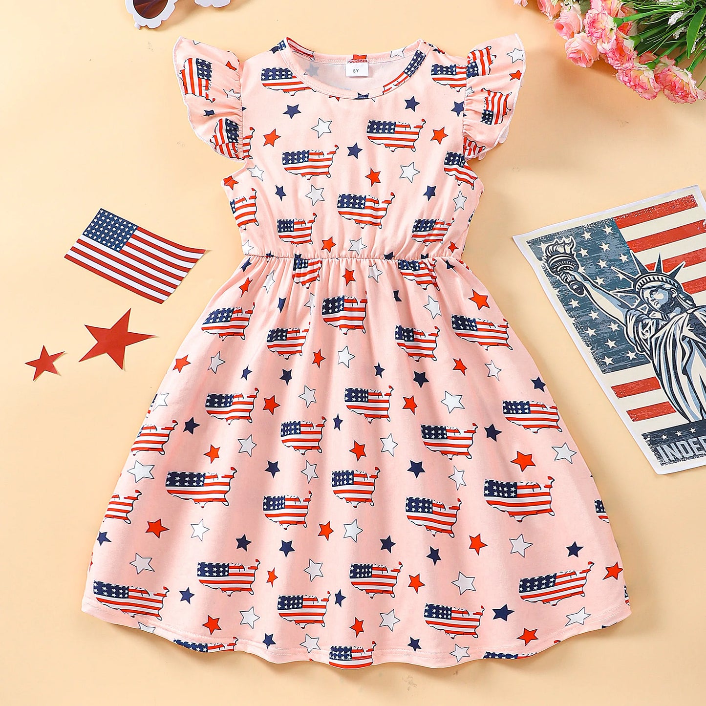 Teens Dress Kids Girl Clothes 8 9 10 11 12 Years Old Short Sleeve Summer Fashion Casual Butterfly Birthday Gift Children Dresses