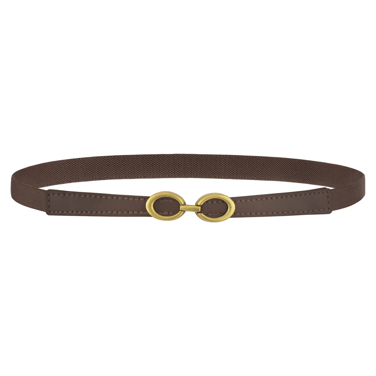 SISHION Summer Fashion Women Belts SH024 PU Leather Thin Elastic Waist Belt Slim Waistband Black Camel Coffee Plus Size