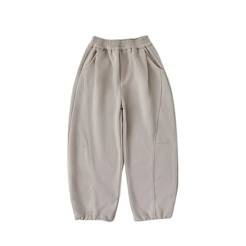 2026 New Girls Wide-Leg Pants Trendy Stylish Straight Trousers for Kids Comfortable Spring Casual Wear Teen Pants 8 10 12 Years
