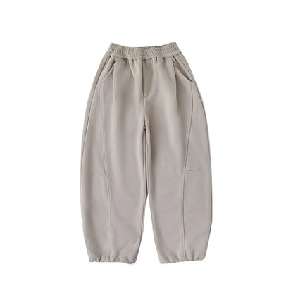 2026 New Girls Wide-Leg Pants Trendy Stylish Straight Trousers for Kids Comfortable Spring Casual Wear Teen Pants 8 10 12 Years