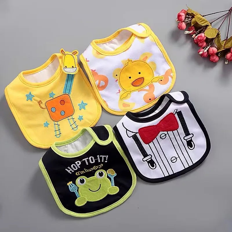 Sales Cotton Baby Bibs Waterproof Infant Bibs(send By Boys' or Girls')