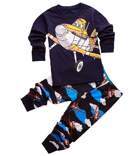 Kid Pajamas Set Baby Boy Clothes Girl Sleepwear Nightwear Children Santa Claus Christmas Pyjamas Cotton Clothing Set 2-7T