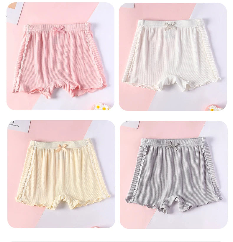 Girls' safety shorts to prevent exposure, summer thin version, baby and children's protective shorts and underwear two-in-one, o