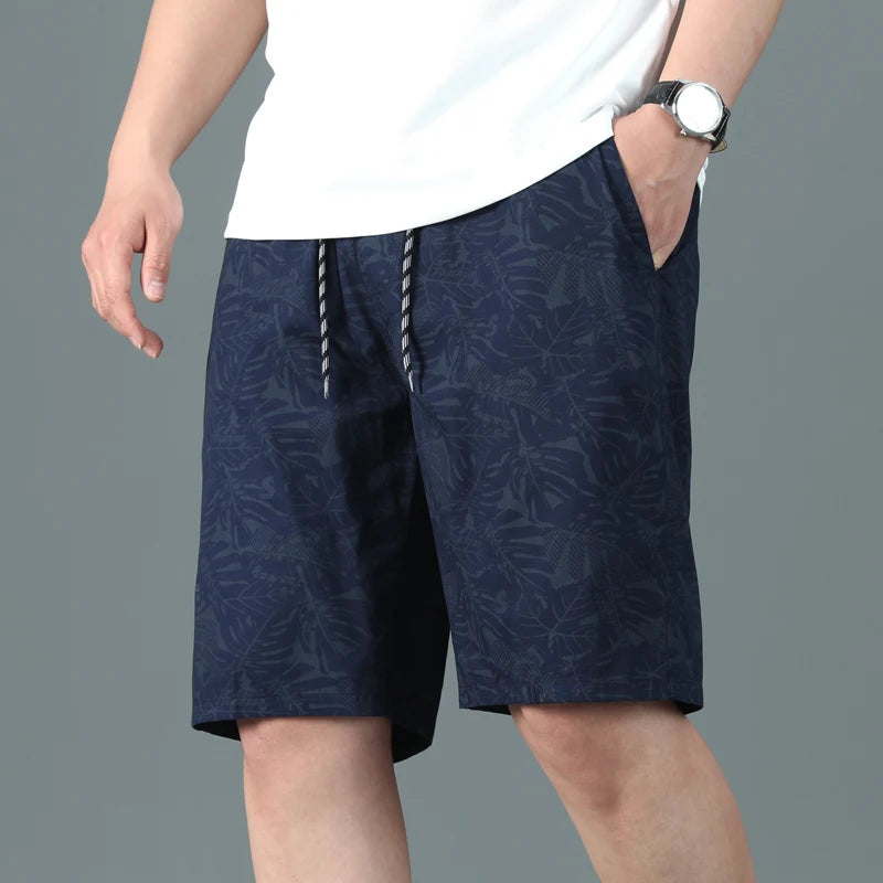 Men's Beach Shorts Streetwear Casual Cotton Workwear Pants Men Summer Breathable Fitness Knee Shorts Sports Shorts Sweatwear 6XL