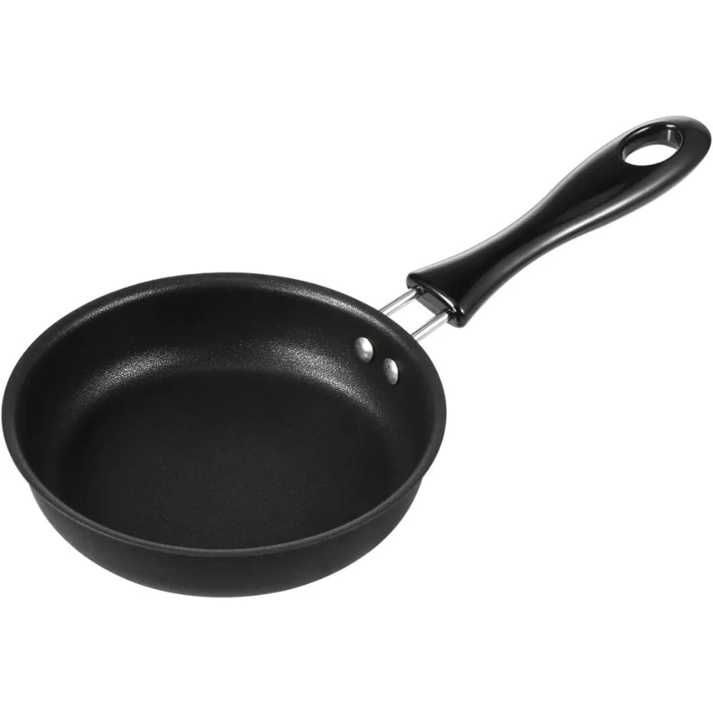 Mini Frying Pan with Handle Portable Egg Omelet Skillet Pancake Steak Cooking Pan Durable for Home Camping Kitchen Supplies