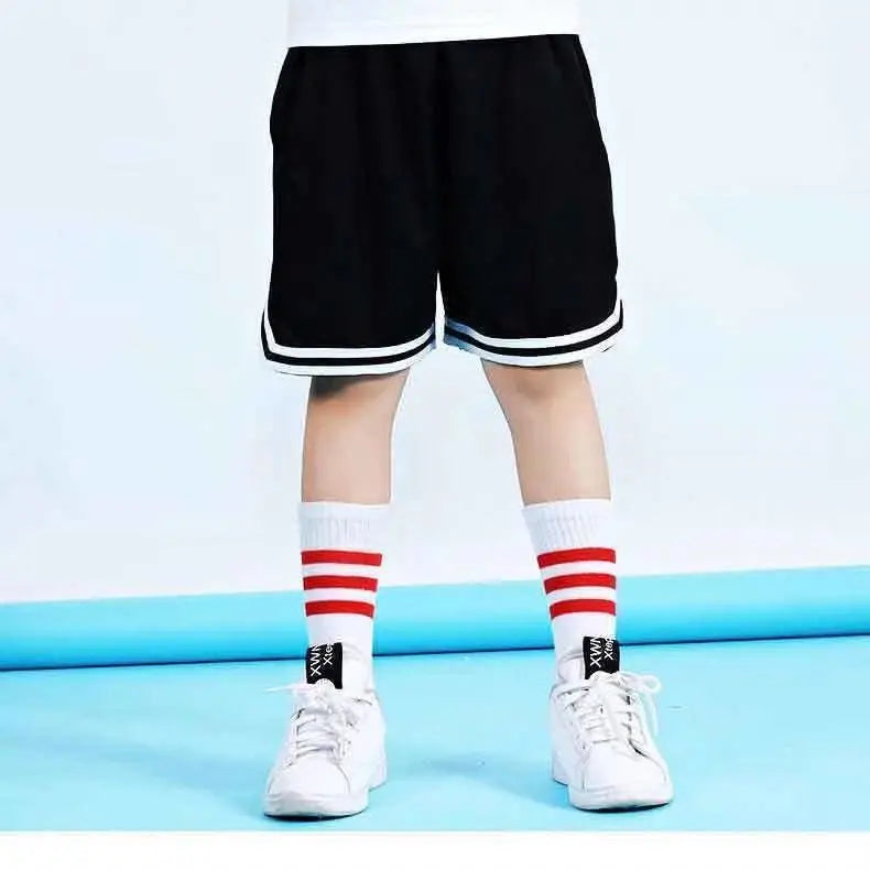1pcs Kids Sport Shorts Boys Girls Basketball Running Short Baby Casual Pant Children Short Pant Summer Teenager Fitness Clothing