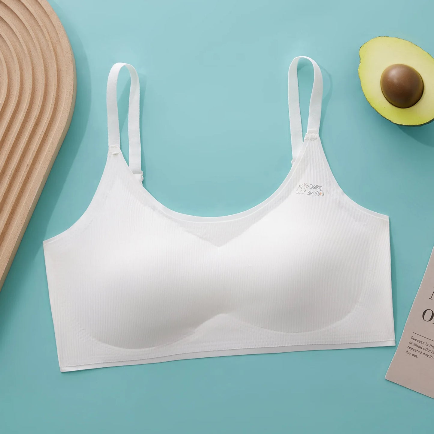 Children's Bra Teenage Girls Non-marking Ice Silk Underwear Junior High School Students Bra Teenage Tank Top Wrap Student Bra
