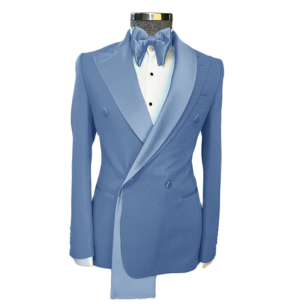 Men's Suits Single Jackets Wedding Groom Tuxedos Peak Lapel Design Blazer for Men Fashion Customization Clothing