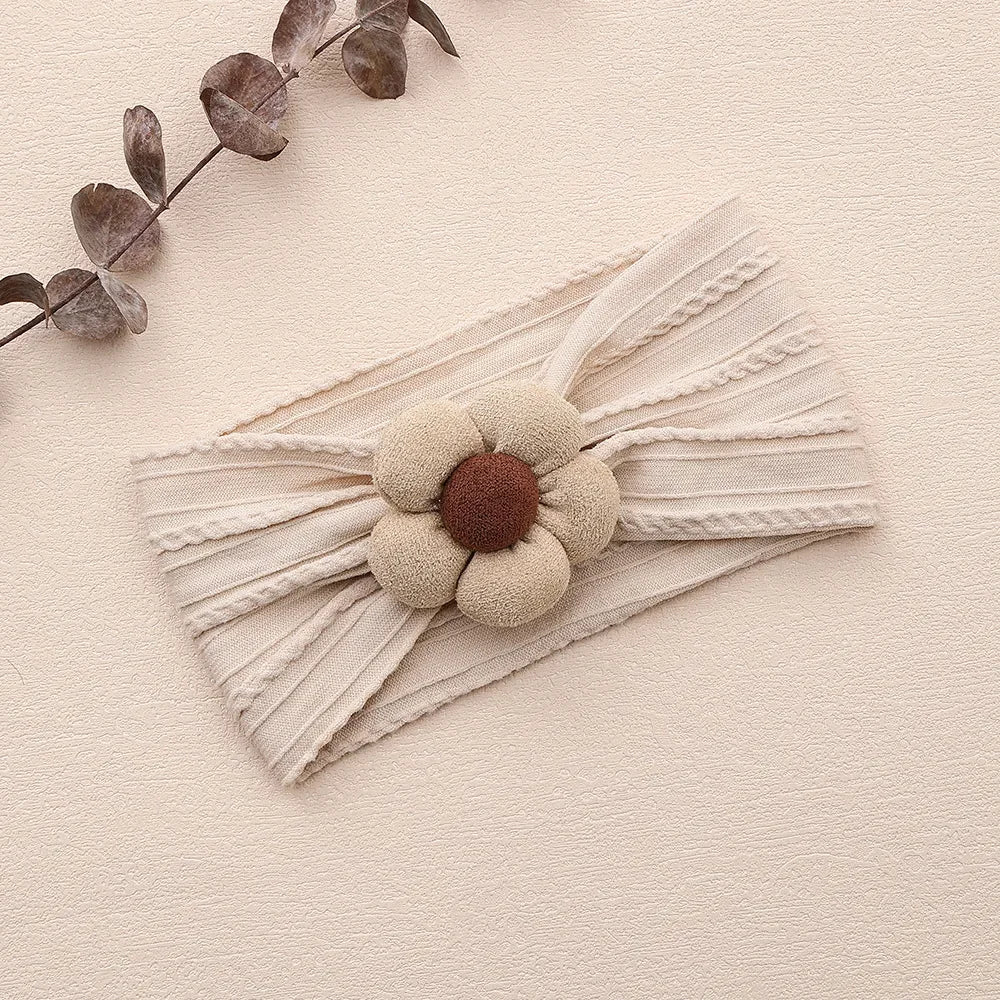 Girls Item Baby Girl Baby Headbands Hair Accessories Nylon Turban for Newborn Headwear Flower Kids Headbands Children Hairbands