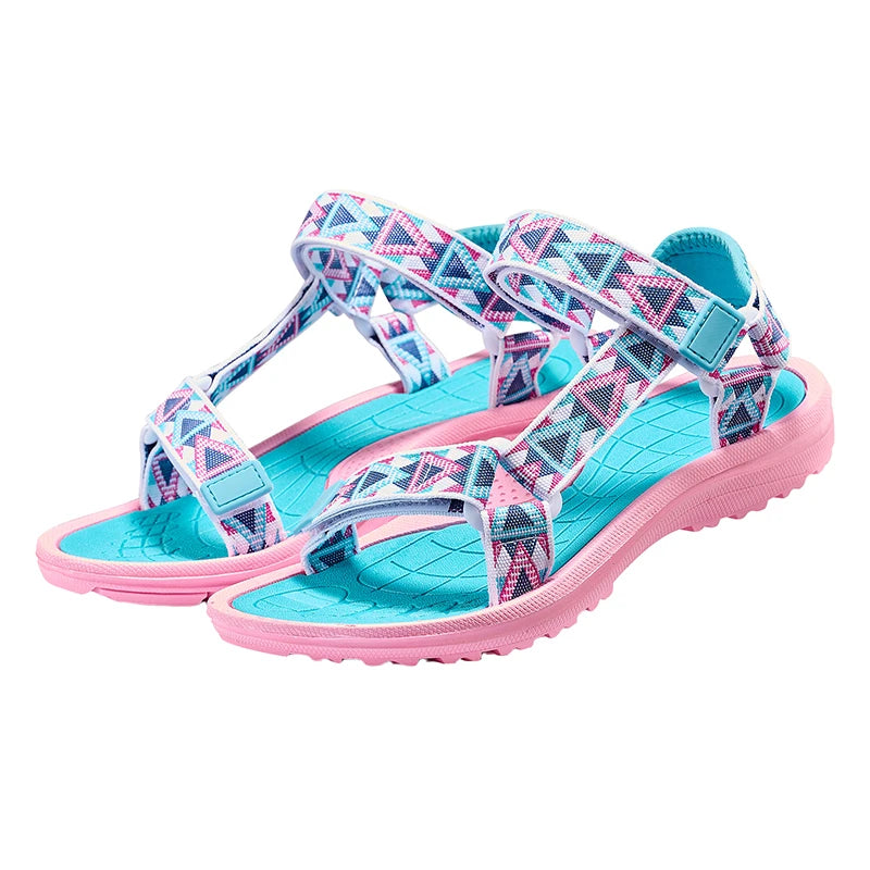 Children's Boy Sandals Kids Summer Breathable Sport for Girl Casual Beach Shoe Comfortable Soft Sole Non-slip Student Sandalias