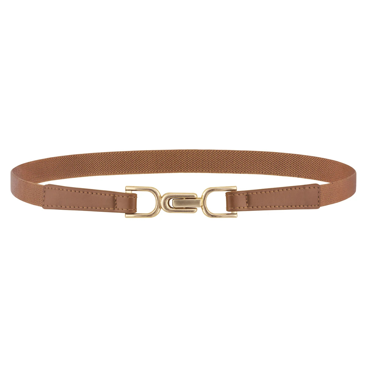 SISHION Summer Fashion Women Belts SH024 PU Leather Thin Elastic Waist Belt Slim Waistband Black Camel Coffee Plus Size