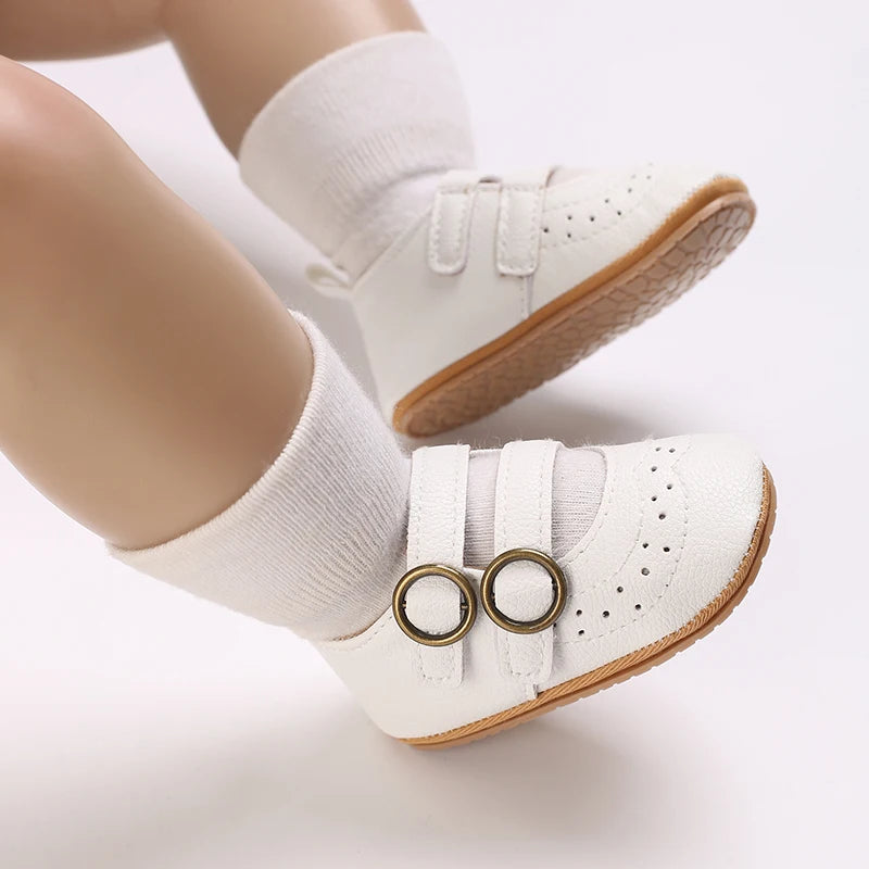 New Baby Girl Shoes Fashion Flower Flats Non-slip Newborn Toddler First Walkers Formal Sandals