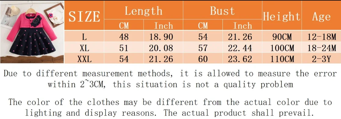 Baby Clothes Girl Spring And Autumn Cartoon Long Sleeve Gentle Baby Dresses Cute Casual Girl Kid's Dress