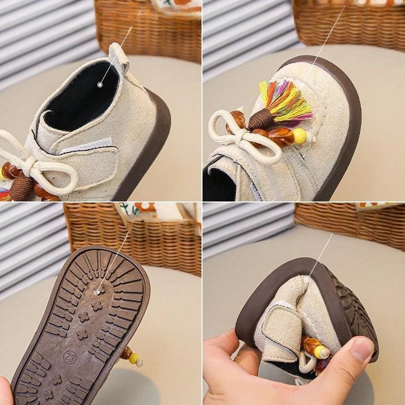 Baby Boys Girls High-top Casual Shoes 2025 New Autumn Toddler Walking Shoes Soft Sole Breathable First Walker Outdoor Daily Wear